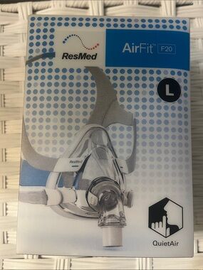 airfit f20 mask with headgear cpap size large NEW unisex